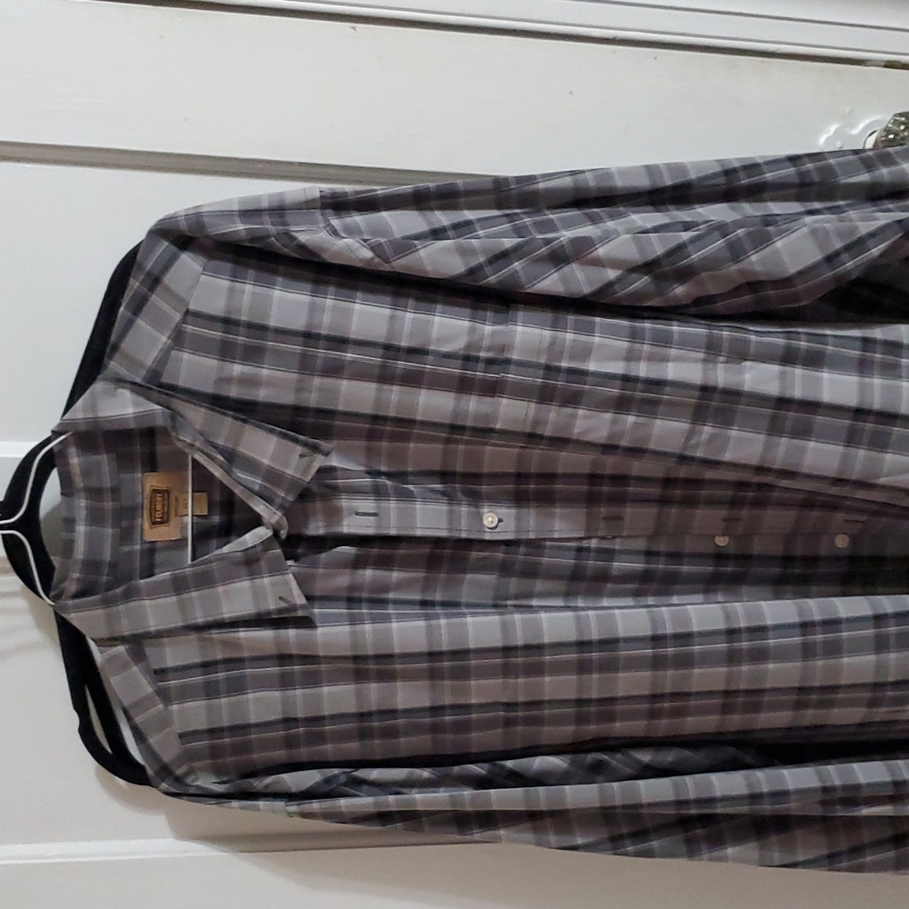 Foundry 4XLT mens button down long sleeve shirt